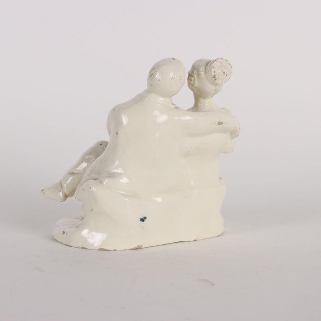 Antique Gallant Couple Sculpture For Sale - Image 6 of 9