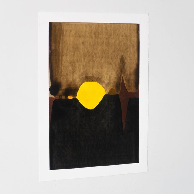 Mid-Century Modern "The Way to Start the Day" Work on Paper by Artist Casey R Klein For Sale - Image 3 of 10