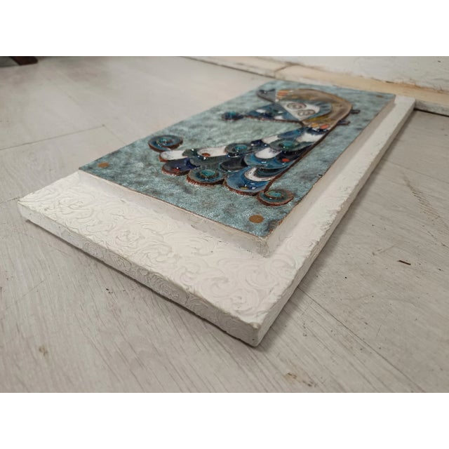 Vintage Ceramic Panel by Roland Zobel, 1960s For Sale - Image 11 of 13