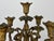 Antique French Brass and Marble 5-Arm Candelabra For Sale - Image 4 of 12