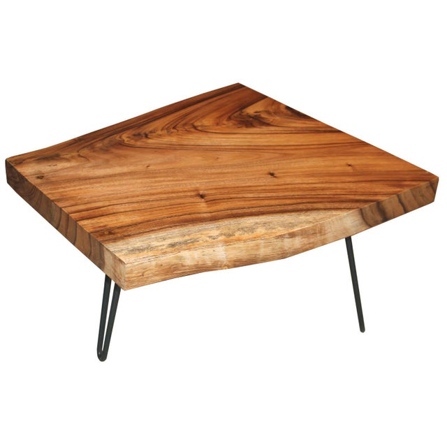 Acacia Wood Coffee Table Chairish