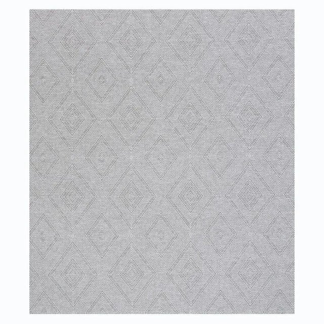Schumacher Tortola Paperweave Wallpaper in Gray For Sale