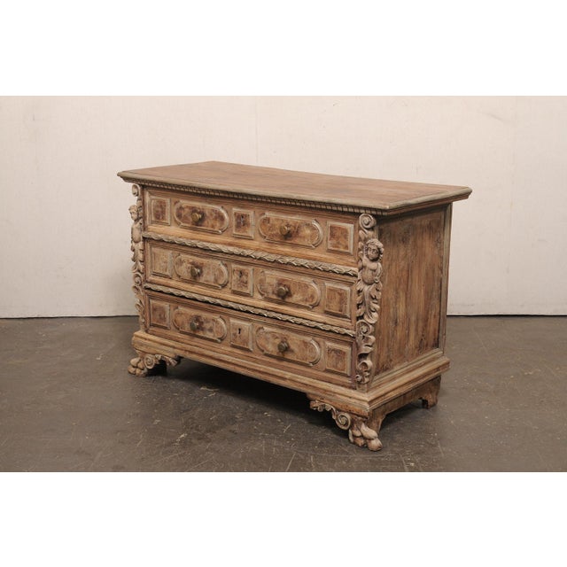 18th Century Italian Richly Carved Period Baroque Chest For Sale - Image 13 of 13