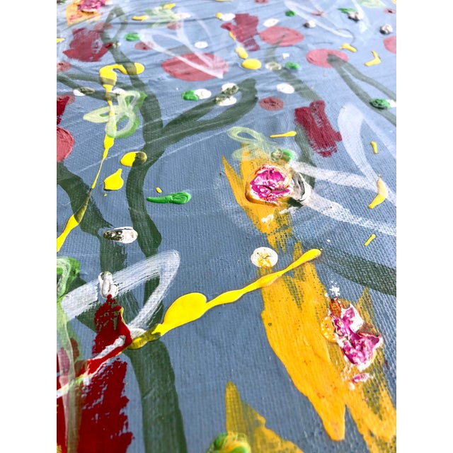 “Spring Sky” Contemporary Abstract Painting by Cassandra Auker For Sale - Image 4 of 11