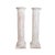 Pair of Neoclassical Fluted Whitewashed Wood Columns For Sale - Image 14 of 16
