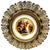 Pair of Signed Vienna Mythological Porcelain Tondi in Pierced Gilt-Bronze Roman Revival Frames Royal Vienna Porcelain...