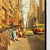 Dave Milton Vintage 1959 Mid Century Modern Edward Hopper Style " 42nd Street and Fifth Avenue, New York City " Framed Original Realist Oil Painting For Sale - Image 13 of 18