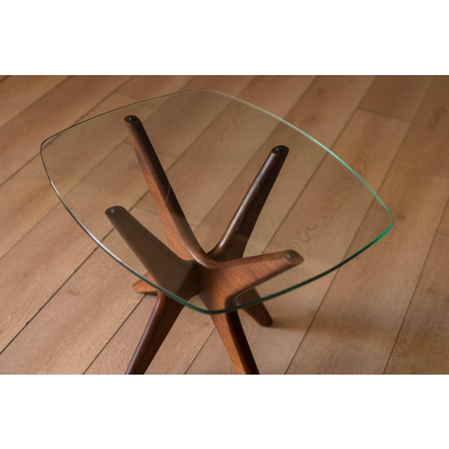 Pair of Mid Century Modern Adrian Pearsall Walnut Jacks End Tables For Sale In Monterey, CA - Image 6 of 10