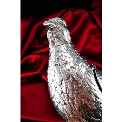 Silver Large Antique Edwardian Silver Partridge Bird Box from Boaz Moses Landeck, 1910s For Sale - Image 8 of 18