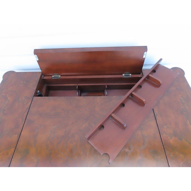 Hollywood Regency Henry Link Bali Hai Style Faux Bamboo Computer Desk 6438a For Sale - Image 16 of 16