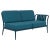 Ribbons Navy Double Left Sofa by Mowee For Sale