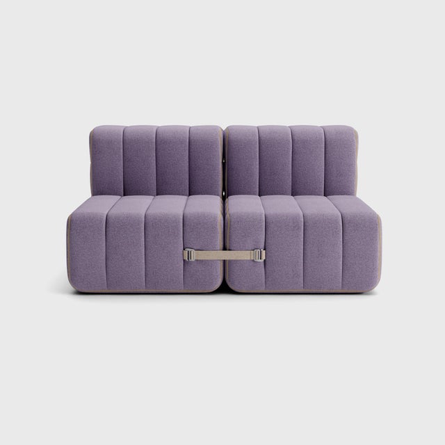 Two-Seater Modular Sofa in Dama Fabric by Ambivalenz, Set of 4 For Sale - Image 16 of 18