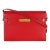 Red Calfskin Medium Manhattan Shoulder Bag For Sale