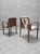 Mid Century Modern Bill Stephens Walnut Armchairs for Knoll Newly Reupholstered in Cowhide For Sale In Chicago - Image 6 of 8