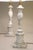 1960s 1960s Large Matched Pair Neo Classic Hollywood Regency Modern Carrara Marble Tuscan Column Style Table Lamps For Sale - Image 5 of 11