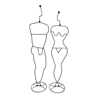 1980s Pair of Häpen Valets Attributed to Ehlén Johansson for Ikea For Sale