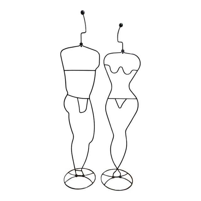 1980s Pair of Häpen Valets Attributed to Ehlén Johansson for Ikea For Sale