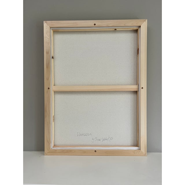 "Daffodils" an Original Painting by Shann Spishak For Sale - Image 4 of 7