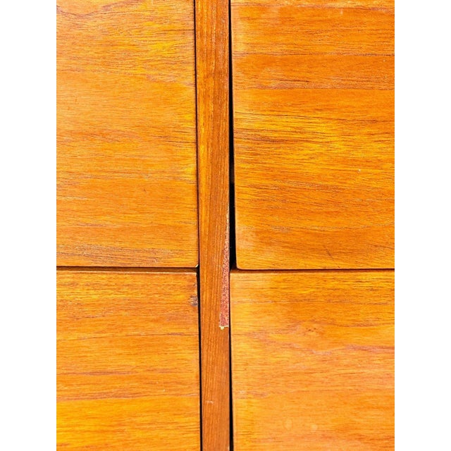 Mid Century Modern Teak 6-Drawer Dresser by Westnofa of Sweden, Attributed For Sale - Image 15 of 16