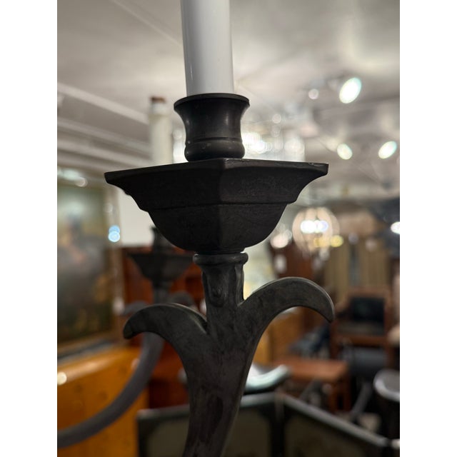 Vintage Mauldin Lighting Bespoke Spanish Revival Chandelier For Sale - Image 11 of 12