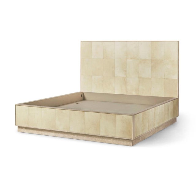 Beige Modern Style Us King Bed For Sale - Image 8 of 11