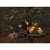 19th Century Framed Oil on Canvas by A. Wauquier in the Original Gilded Frame ~ 'Still Life with Grapes' is both rich in...