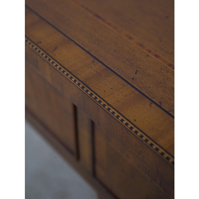 1990s Baker Stately Homes Inlaid Mahogany Sideboard For Sale - Image 14 of 18