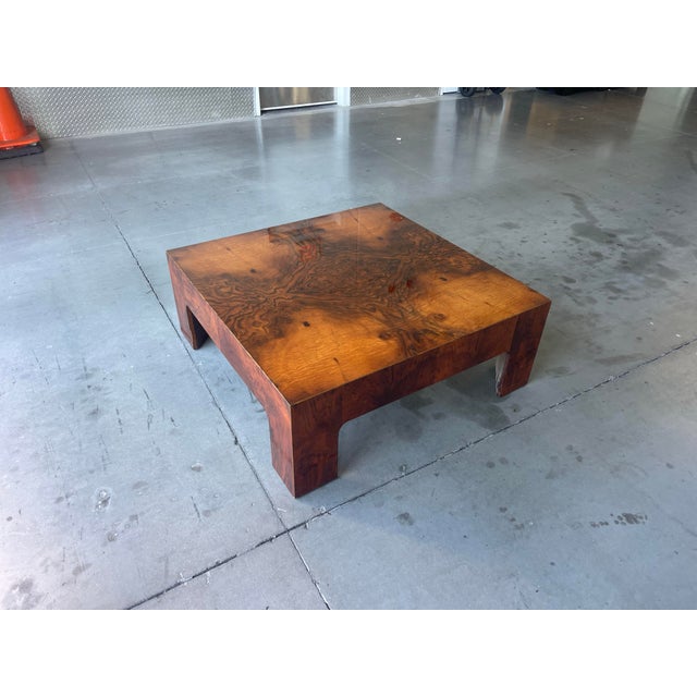 Late 20th Century Vintage Sculptural Modern Burl Wood Coffee Table, in the Style of Milo Baughman For Sale - Image 5 of 10