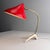 Red Table Lamp with White Crows Foot by Cosack, Germany, 1950s For Sale - Image 6 of 14