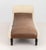 Wood Modern Embossed Leather and Flokati Chaise Longue For Sale - Image 7 of 11