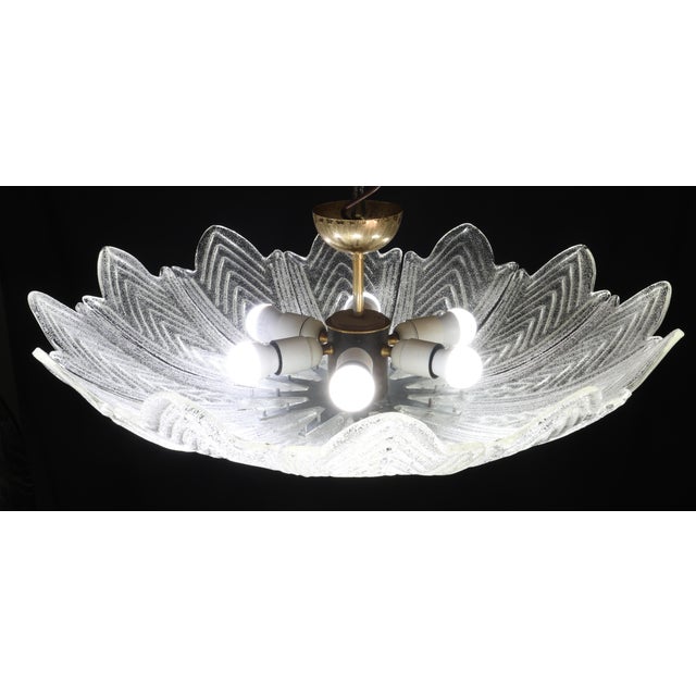 Bologna, Italian Murano Glass Ceiling Light or Flush Mount, 1980s For Sale - Image 10 of 13