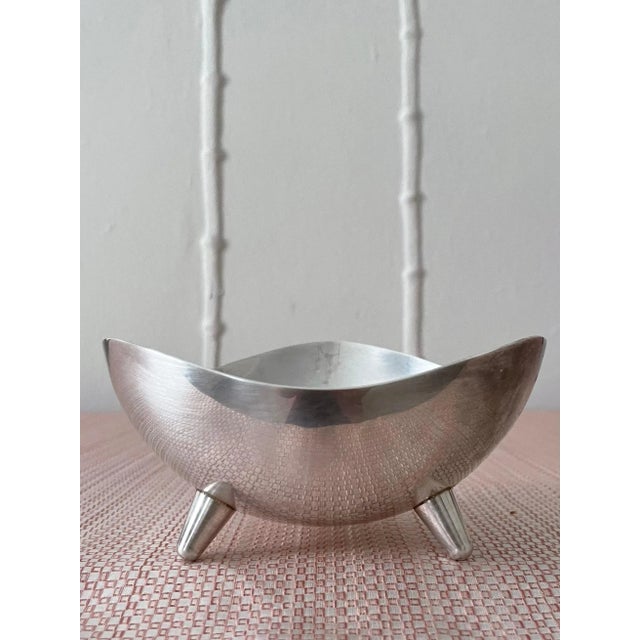 F.B. Rogers Midcentury Silverplate Footed Bowl For Sale - Image 10 of 13