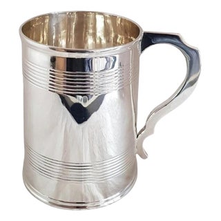 Antique Victorian Sterling Silver Tankard from H. J. Lias & Son, 1877 For Sale