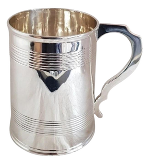 Antique Victorian Sterling Silver Tankard from H. J. Lias & Son, 1877