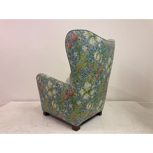 Mid-Century Modern Danish Model 1672 Lounge Chair from Fritz Hansen, 1940s For Sale - Image 6 of 13
