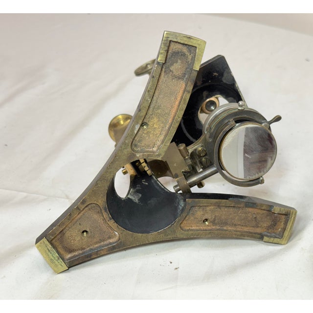 Rare Antique 1876 J Zentmayer Philadelphia Usa Brass Lab Microscope 19th Century For Sale - Image 14 of 14