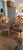 Set of Four Vintage Universal Furniture Carved Wood Armchairs For Sale In Philadelphia - Image 6 of 6