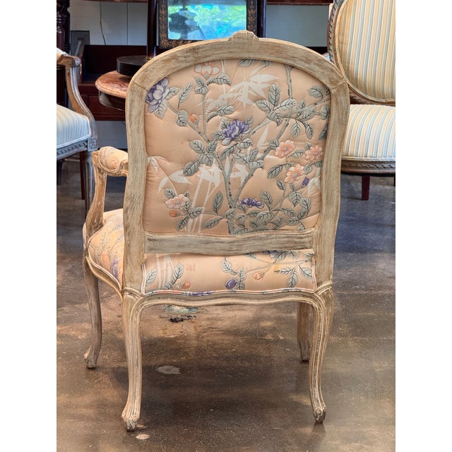 1950s Pair of Louis XV Style Fauteuils For Sale - Image 11 of 11