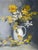1960s Vintage Marion Maas Floral Still Life Oil on Canvas Painting, Framed For Sale - Image 10 of 12
