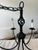 Farmhouse 1990s Hubbardton Forge Hand-Forged Wrought Iron 6-Arm Candelabra Chandelier For Sale - Image 3 of 11
