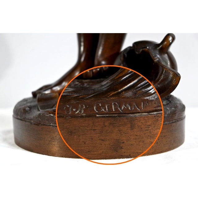 J-B.Germain, The Girl with the Broken Jug, Late 19th Century, Bronze For Sale - Image 15 of 18