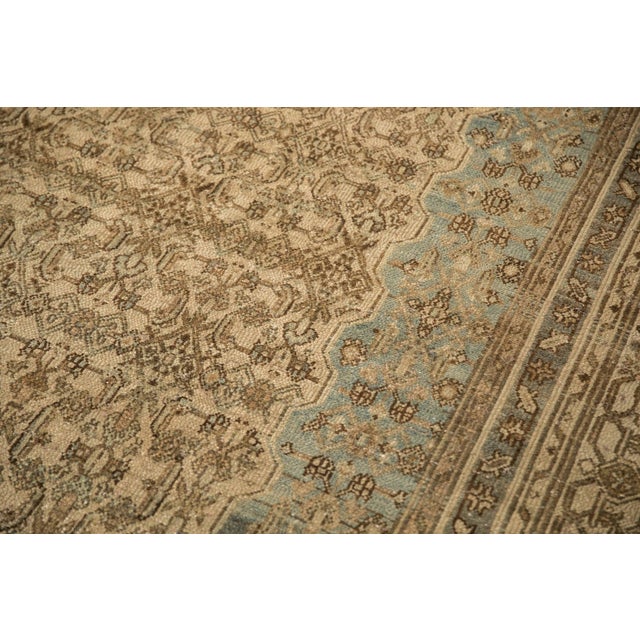 Textile Vintage Distressed Bibikabad Carpet - 10'7" x 18'4" For Sale - Image 7 of 12