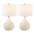 Safavieh Nalon Table Lamp - Ivory, Set of 2 For Sale
