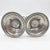 Vintage Portuguese Pewter Candlestick Holders by J. Dores – Raised Grape & Leaf Relief, a Pair For Sale - Image 9 of 10