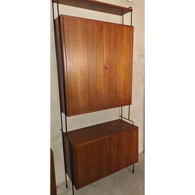 German Teak Omnia Shelf from Hilker, 1960s For Sale - Image 6 of 12