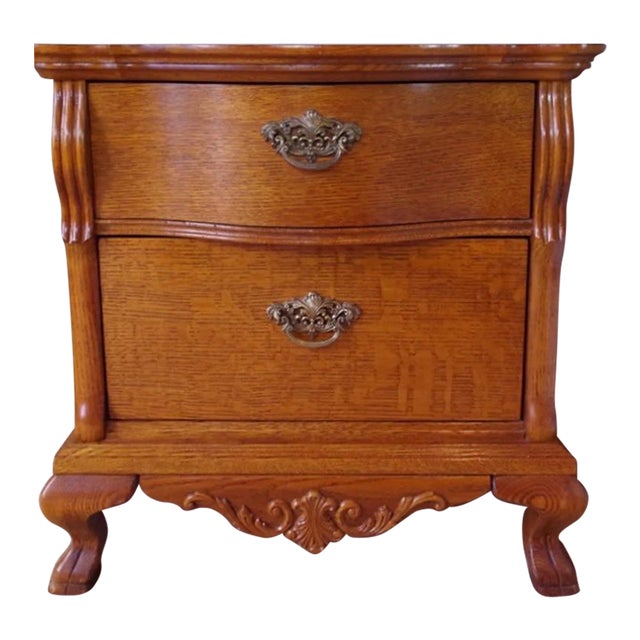 1990s Lexington Victorian Sampler Nightstand Chairish