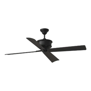 Chapman & Myers by Visual Comfort Fan Subway 56" Ceiling Fan in Midnight Black
