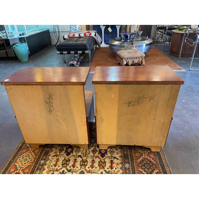 1960s Cavalier Mahogany Nightstands - Set of 2 For Sale - Image 10 of 12