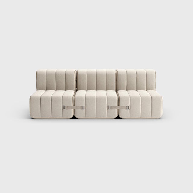 Not Yet Made - Made To Order Curt Modular Set - Flexible 3-Seater - Sera - Calla (White / Beige) by Ambivalenz, Set of 6 For Sale - Image 5 of 5