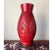 Red Vintage 12" Hand-Carved Cinnabar Lacquer Vase - Large Landscape & Pine Tree For Sale - Image 8 of 10